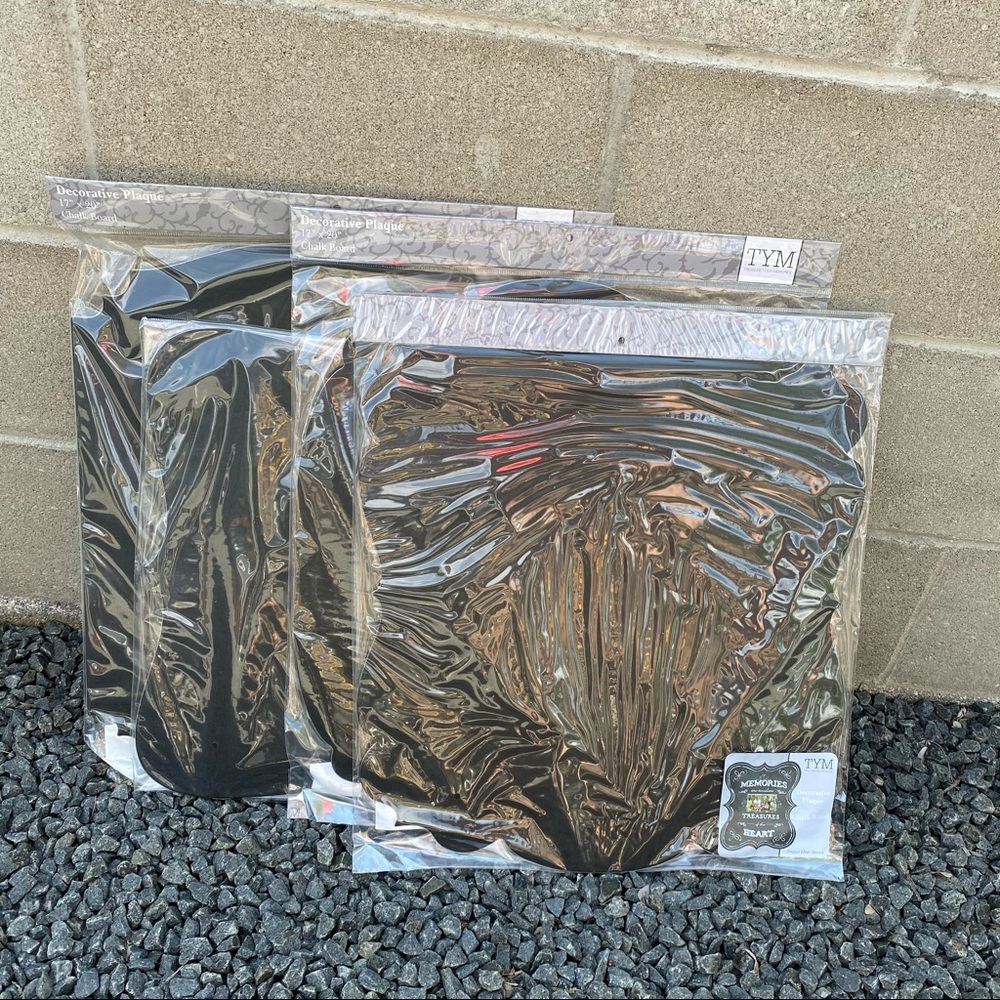 Set of 4 DYI chalk boards - Picture 2 of 6